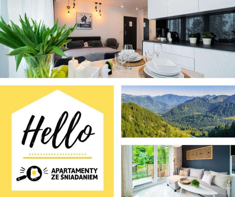 Hello Apartamenty - Szyszka Dwupoziomowa カルパッチ エクステリア 写真